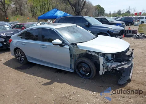 2022 Honda Civic Ex z USA, uszkodzony, nr VIN 2HGFE1F72NH318356